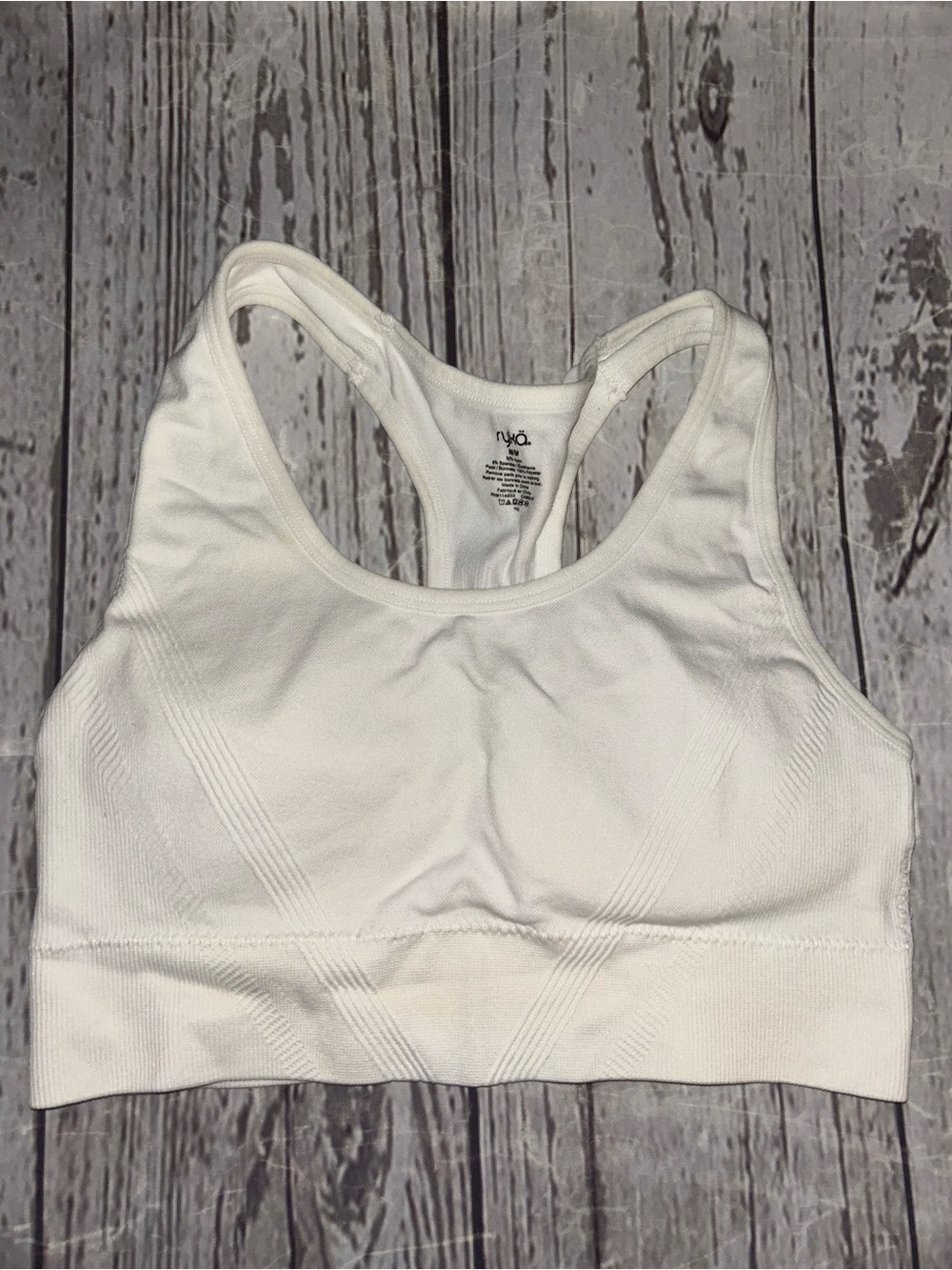 Ryka white sports bra